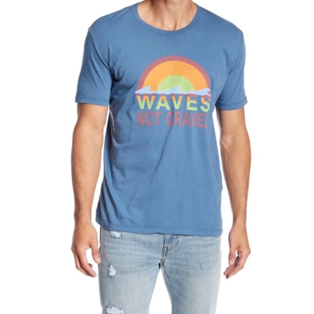 NWOT Paperbacks Blue Men's Short Sleeve Tee M & L